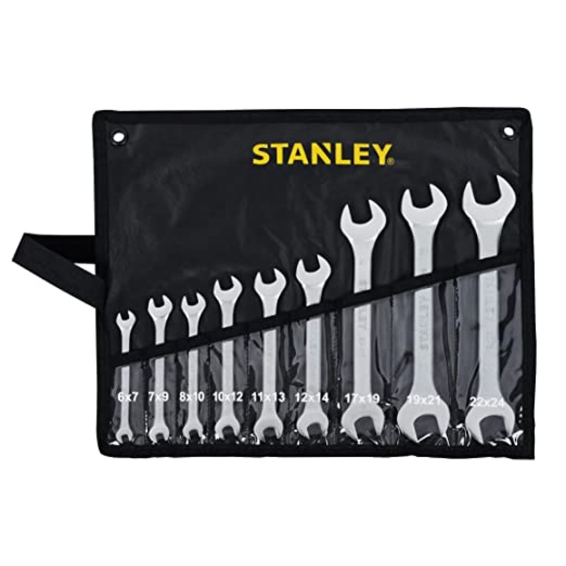 Stanley STMT23124 9 PC OPEN END SPANNER SET