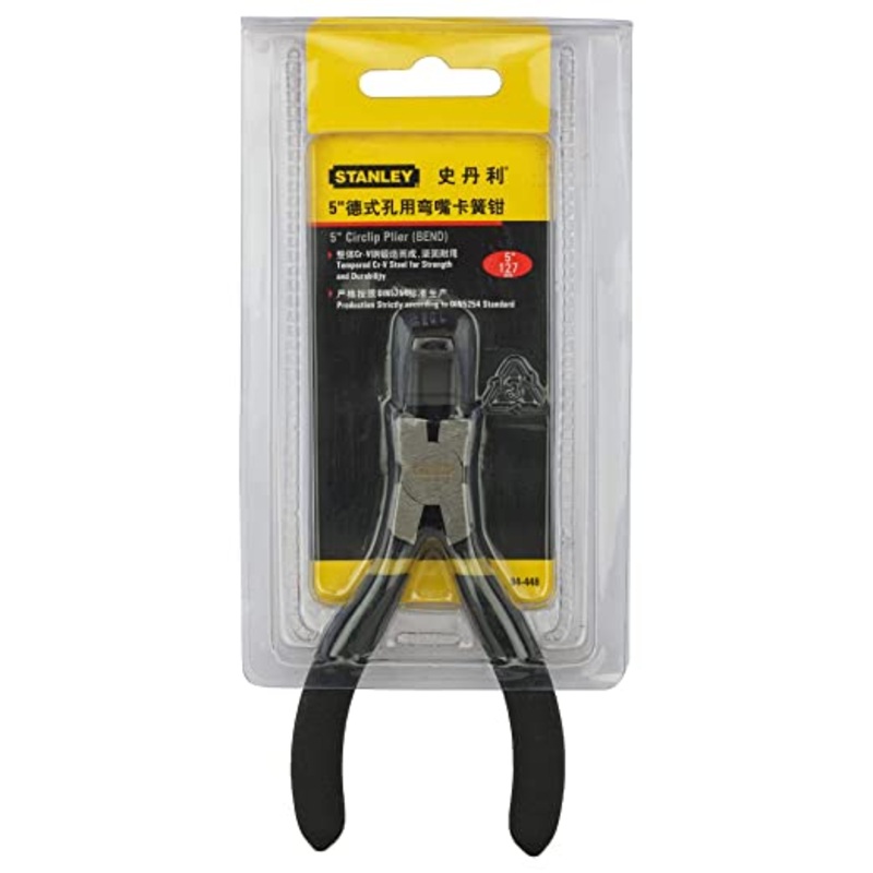 Stanley 84-446-23 PLIER CIRCLIP, BENT INTERNAL, 130MM-5"