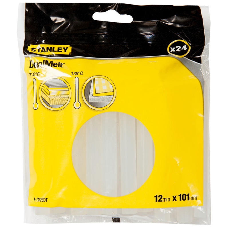 Stanley 1-GS20DT DUAL MELT 24PK 11.3MM GLUE STICKS