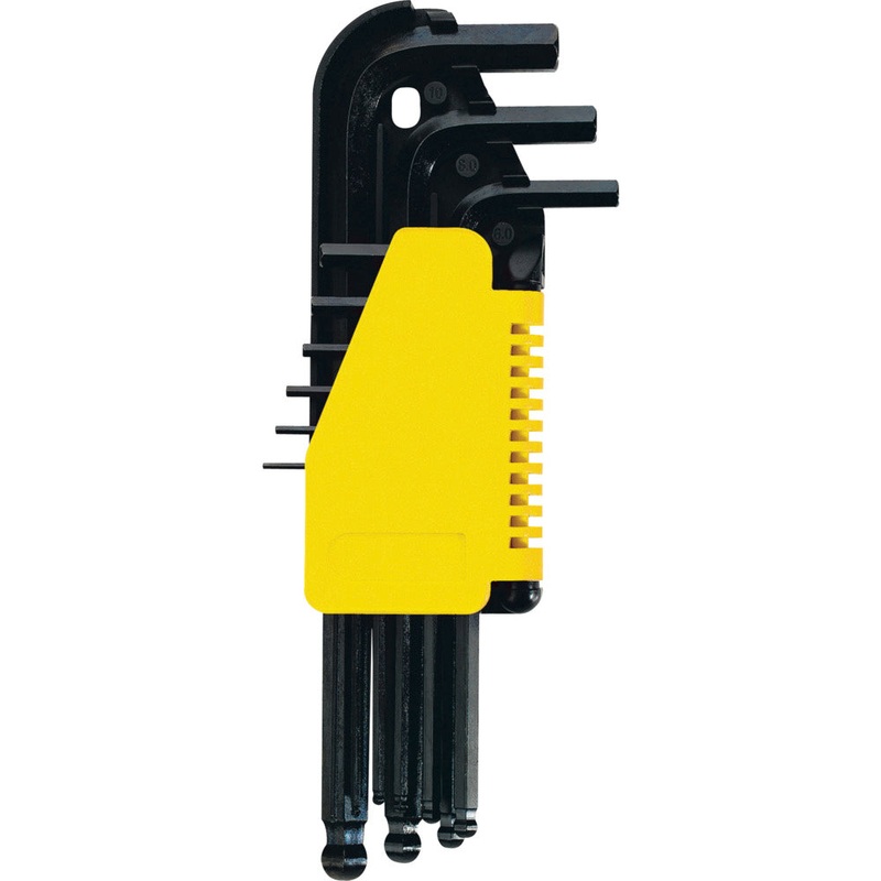 Stanley 69-256 HEX KEY SET, 9PCS, METRIC, L/ARM BALL