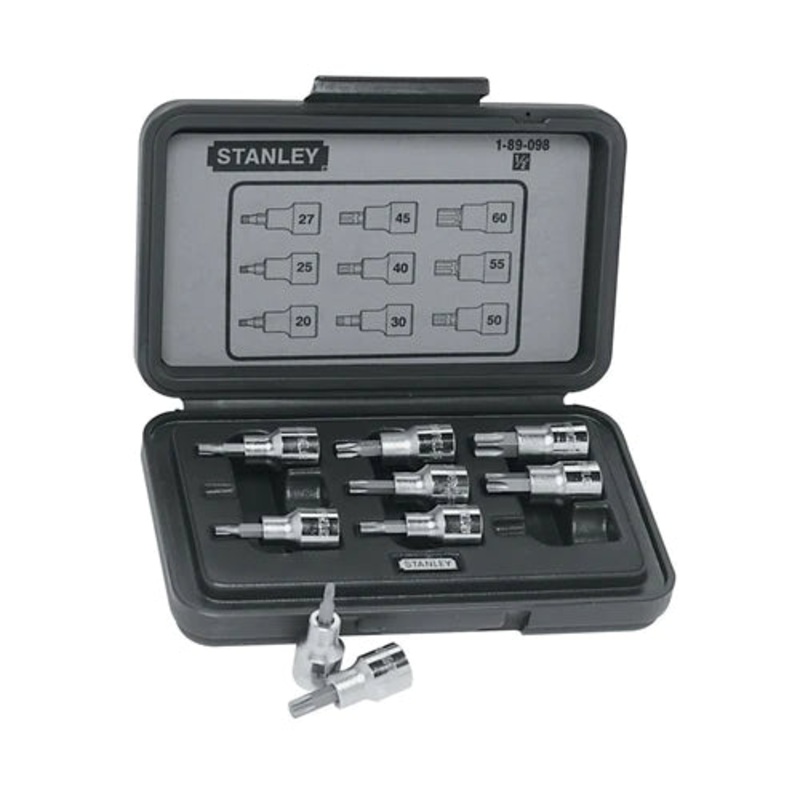 Stanley 89-098 9 PC 1/2" DR TORX BIT SOCKET SET
