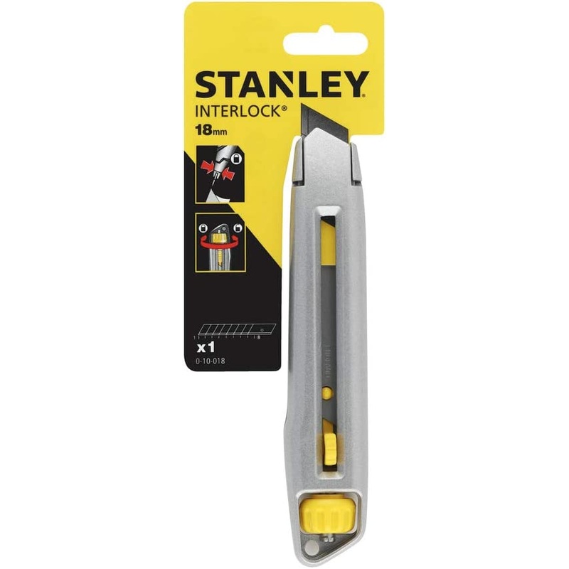 Stanley 0-10-018 INTERLOCK SNAP OFF KNIFE - 18mm