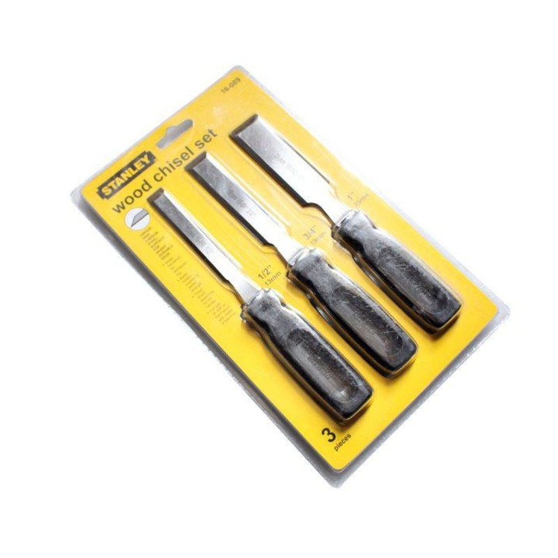 STANLEY  16-089 WOOD CHISEL SET, 3 PCS