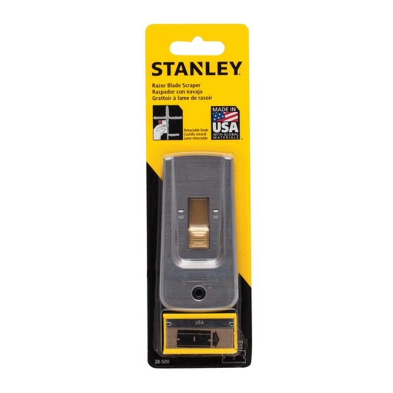 Stanley 28-500 RAZOR BLADE SCRAPER W/ 5 BLADES