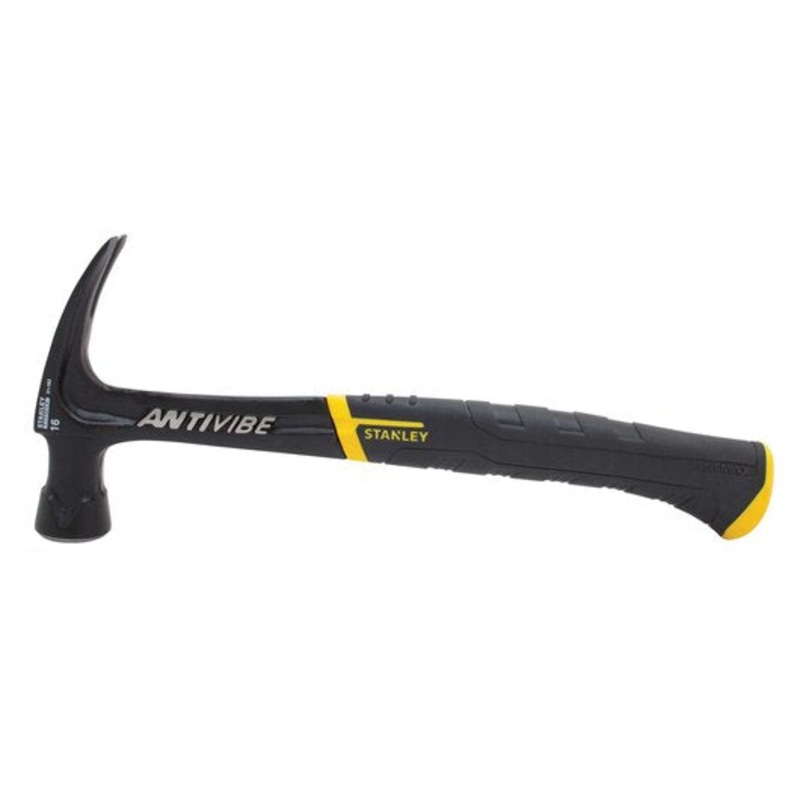 Stanley 51-163 ANTI-VIBE SMOOTH NAILING HAMMER RIP CLAW  16 OZ.