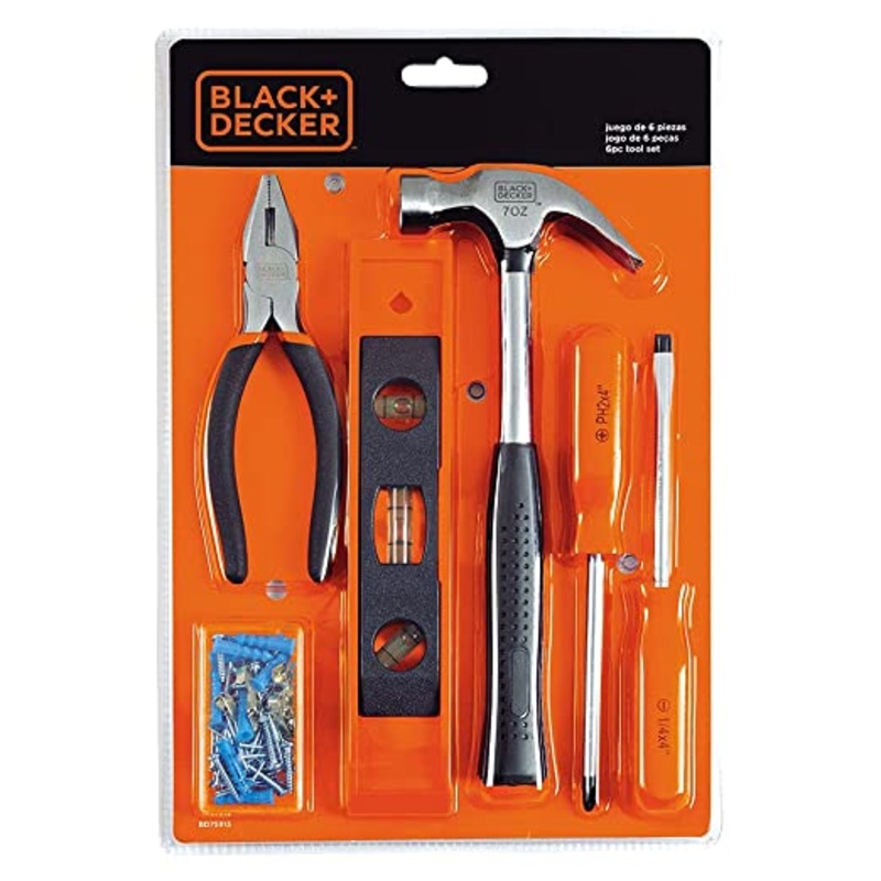 Black & Decker BD75913 6 PC TOOLS KIT