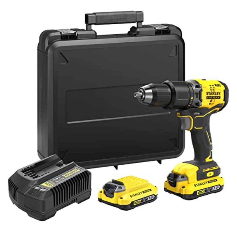 Stanley SBD715D2K-B1 BL Hammer Drill - 20V Cordless