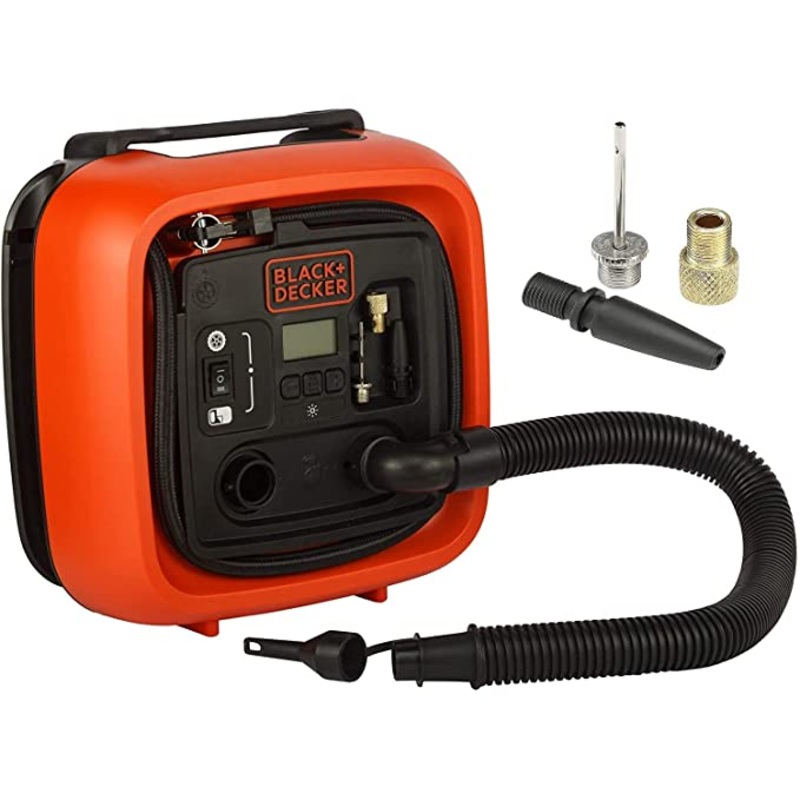 Black + Decker ASI400-XJ 12V High volume High Pressure Inflator