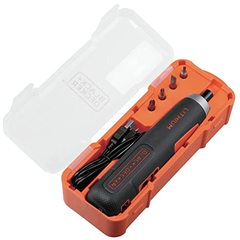 Black + Decker BD40K4-IN 3.6V Lithiun Ion Screwdriver with 4 acc