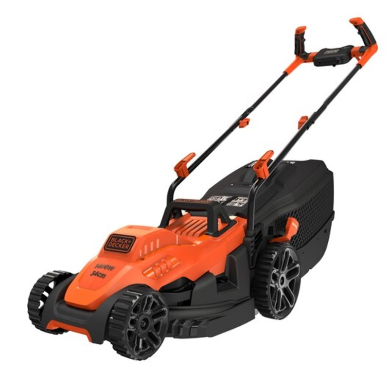 Black + Decker BEMW461BH-GB 34CM 1400W Mower with Bike Handle