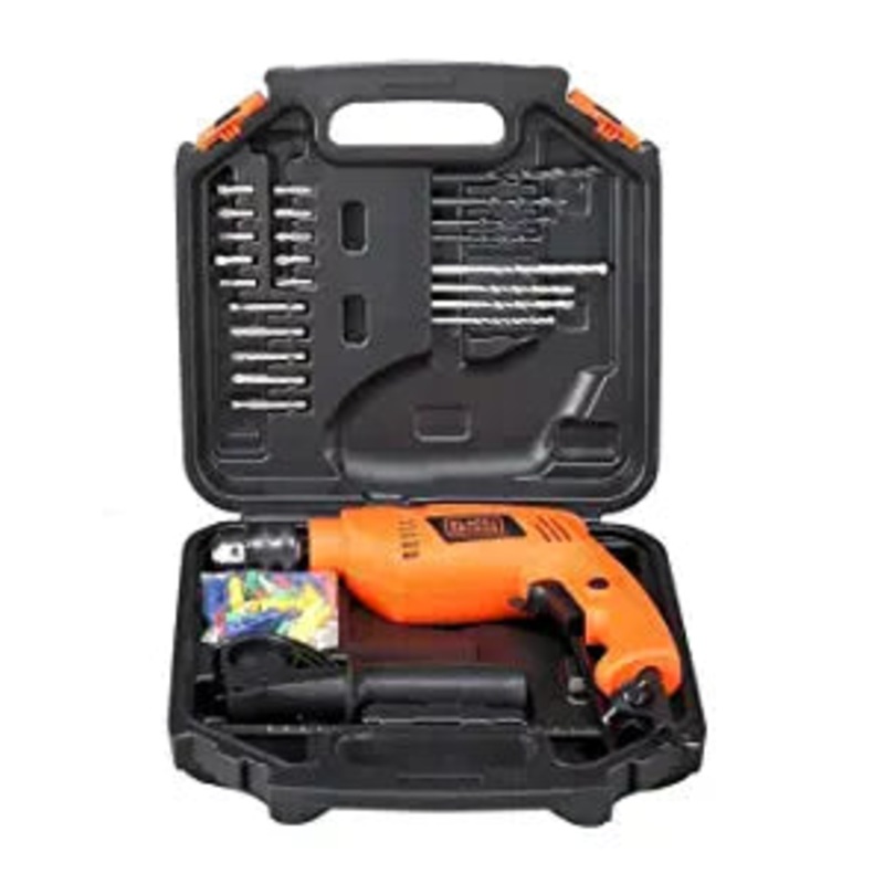 Black + Decker HD555K50-IN 550W 13mm Hammer Drill kit 50 Tools