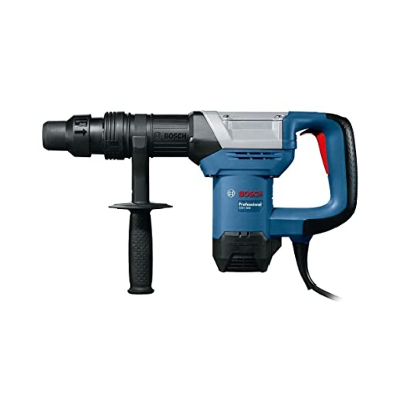 Bosch GSH 500 Max Demolition Corded Electric Hammer - Hammer/Breaker For Concrete/Tile/Bricks 1100W powerful motor and 7.8J impact energy