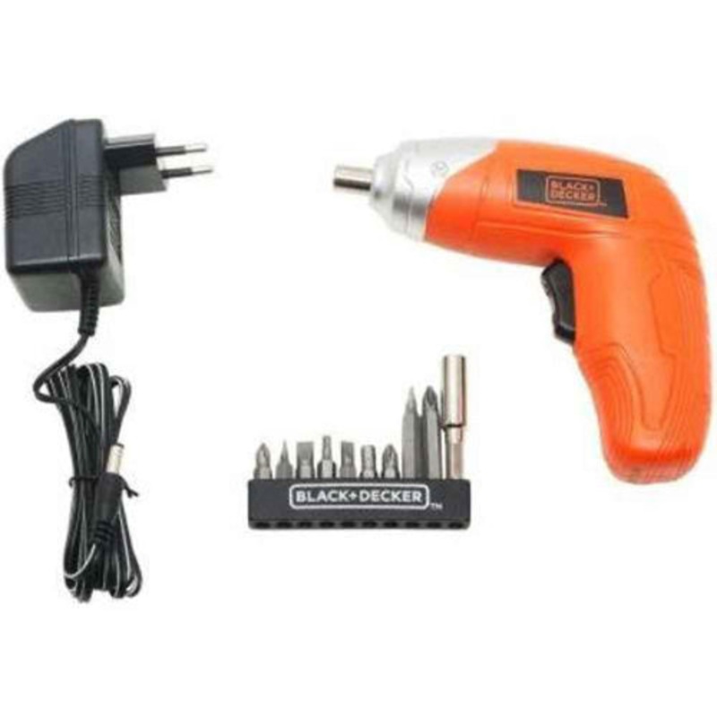 Black+Decker 3.6V NiCd Cordless Screwdriver Kit, KC3610-IN