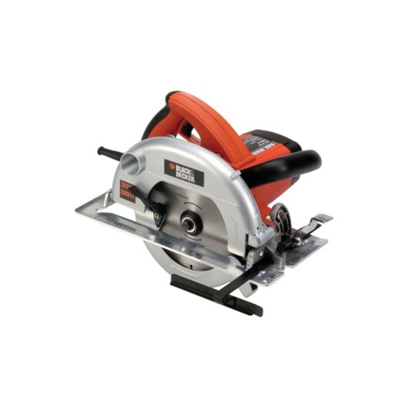 BLACK+DECKER CS1500 1500W 7''/185mm Wood Cutting Circular Saw with 2x 36T TCT Blades, Corded Electric