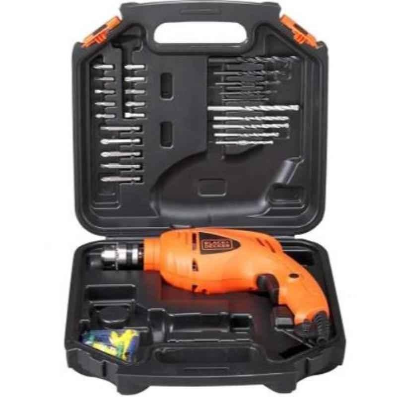 Black & Decker HD400K50-IN 550W 50 Pcs Hammer Drill Tool Kit
