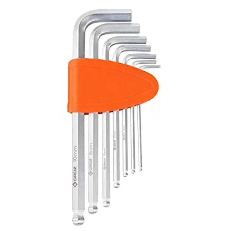 Groz ALN/HX-BL/7L/SAE/GRZ Hexagon Key Set