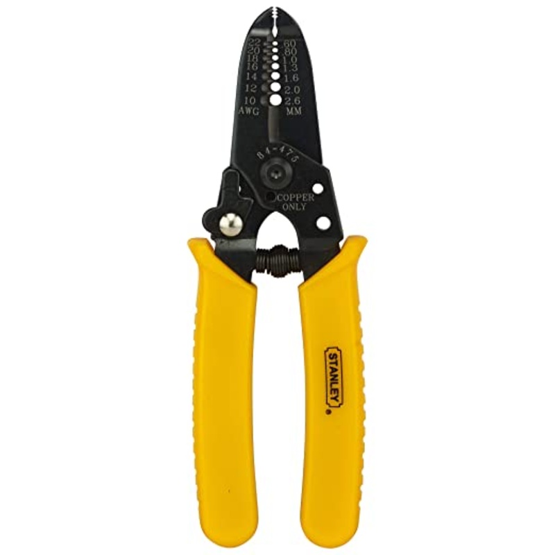 Stanley 84-475-22 6 inch Carbon steel Wire Stripper with Cutting Edge