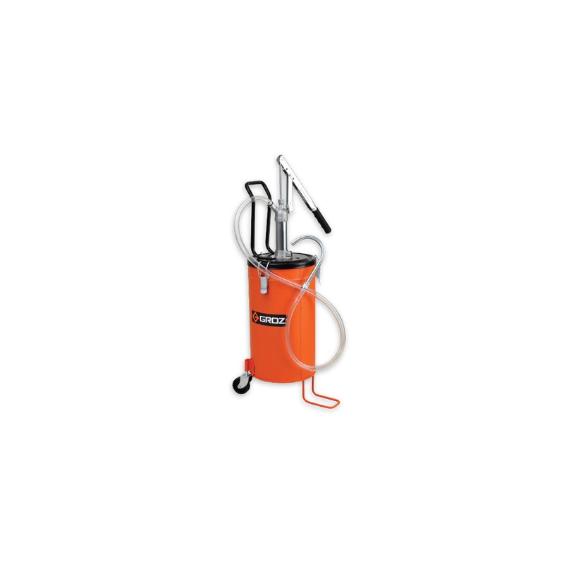 Groz 12 Litre Bucket Oil Pump with Wheel, V12W