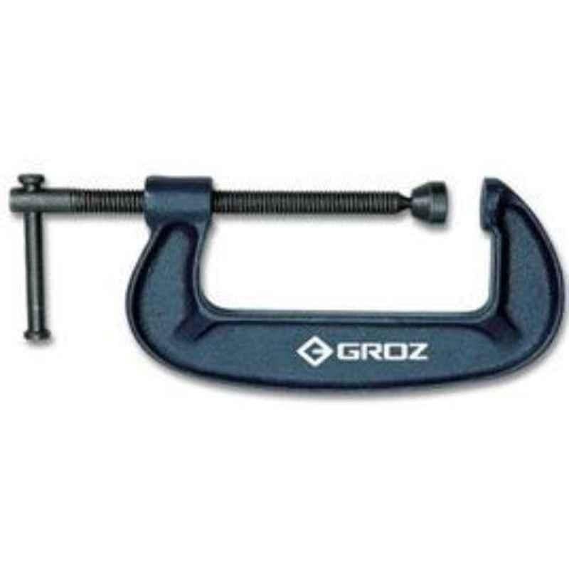 Groz 80mm SG Iron General Purpose G Clamp, GCL/13D/200