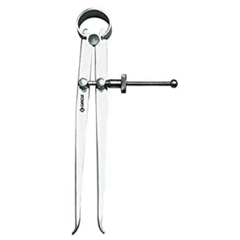 Groz ID/EC/12 GROZ Inside Spring Caliper with Spring Joint for Precision Settings| Ideal for Comparative Measurements & Transferring the Dimensions |High Grade Steel Construction| Size: 300 mm