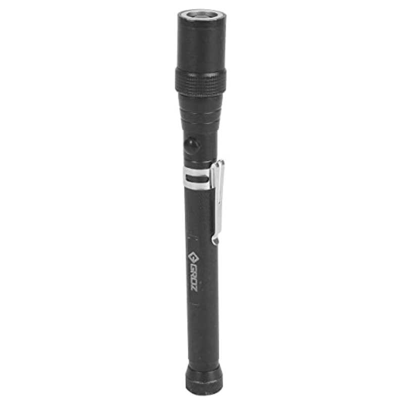 Groz LED/131 Telescopic Magnetic Pick-Up Light/Extendable Torch