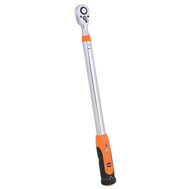 GROZ Ratcheting Torque Wrench with Dual Unit Scale| Ideal for applying specific torque to a fastener| Durable| Calibration Certificate| Drive: 3/8 | Torque: 5-25 Nm| TQW/RT/3-8/25