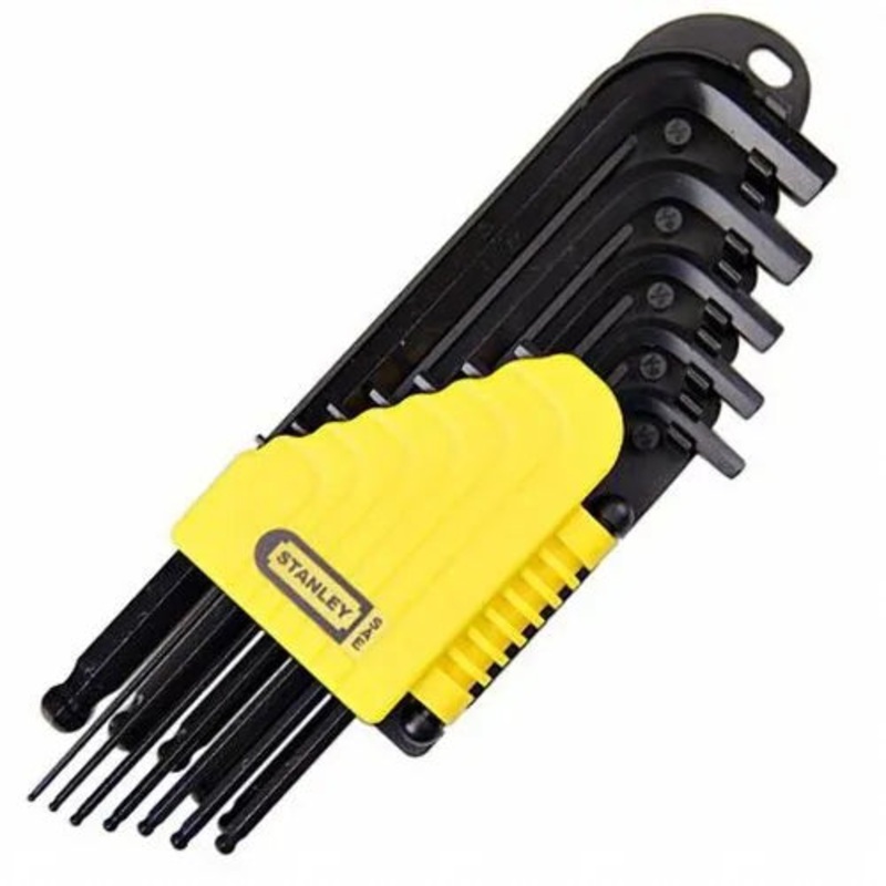 Stanley 69-257 HEX KEY SET, 12PCS, IMPERIAL, L/ARM