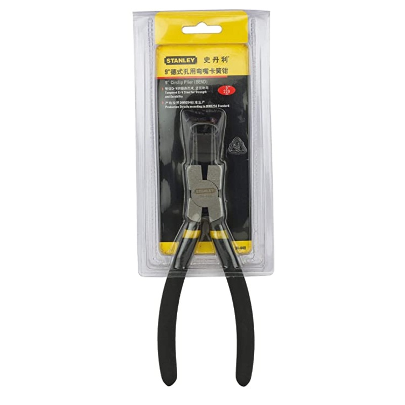 Stanley 84-448-23 PLIER CIRCLIP, BENT INTERNAL, 230MM-9"