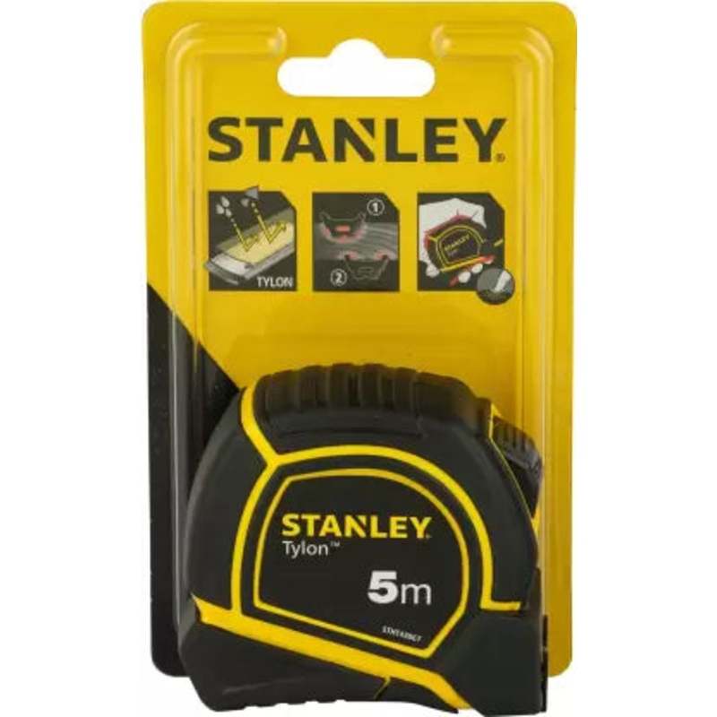 Stanley STHT43067-12 TYLON SHORT TAPE RULE 5MX19MM