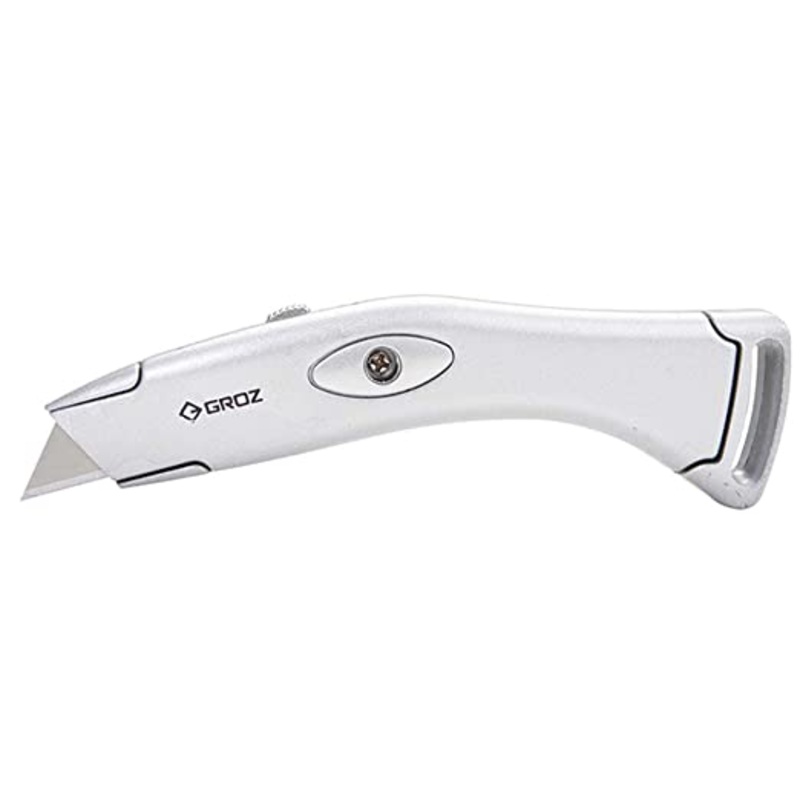 Groz KNV/10 Construction Knife Zinc Body, SK2 Blades