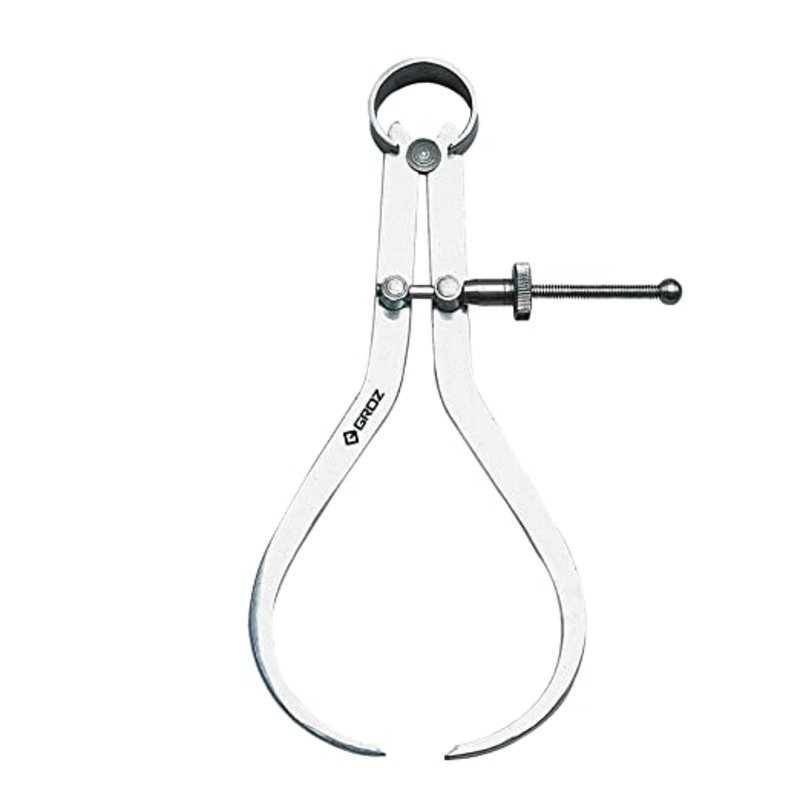 Groz OD/EC/4 Outside Spring Caliper with Spring Joint for Precision Settings| Ideal for Comparative Measurements & Transferring the Dimensions |High Grade Steel Construction| Size: 100 mm