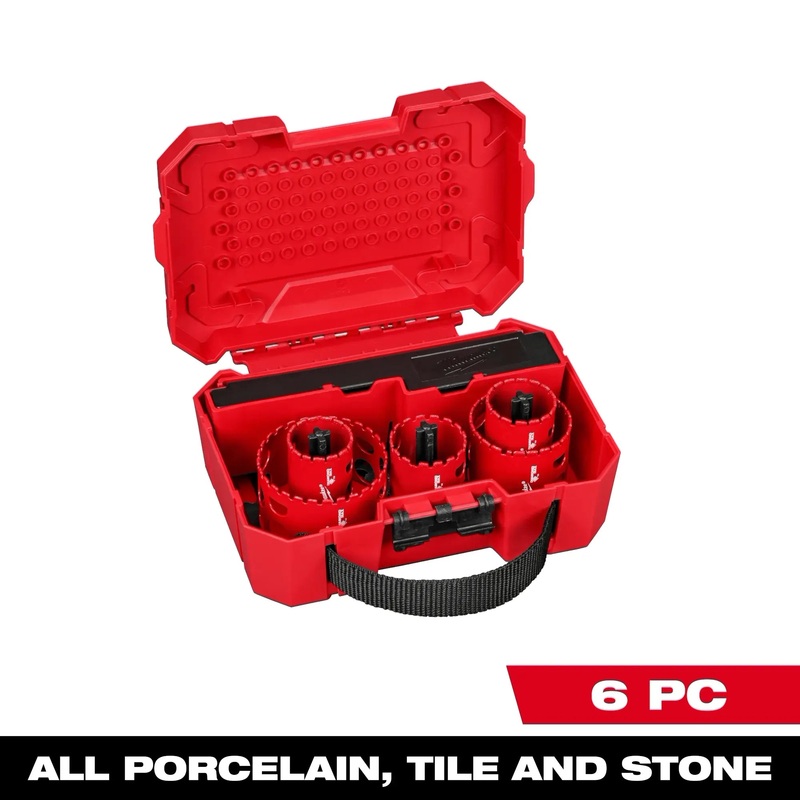 MILWAUKEE 6 PC. DIAMOND MAX Hole Saw Set