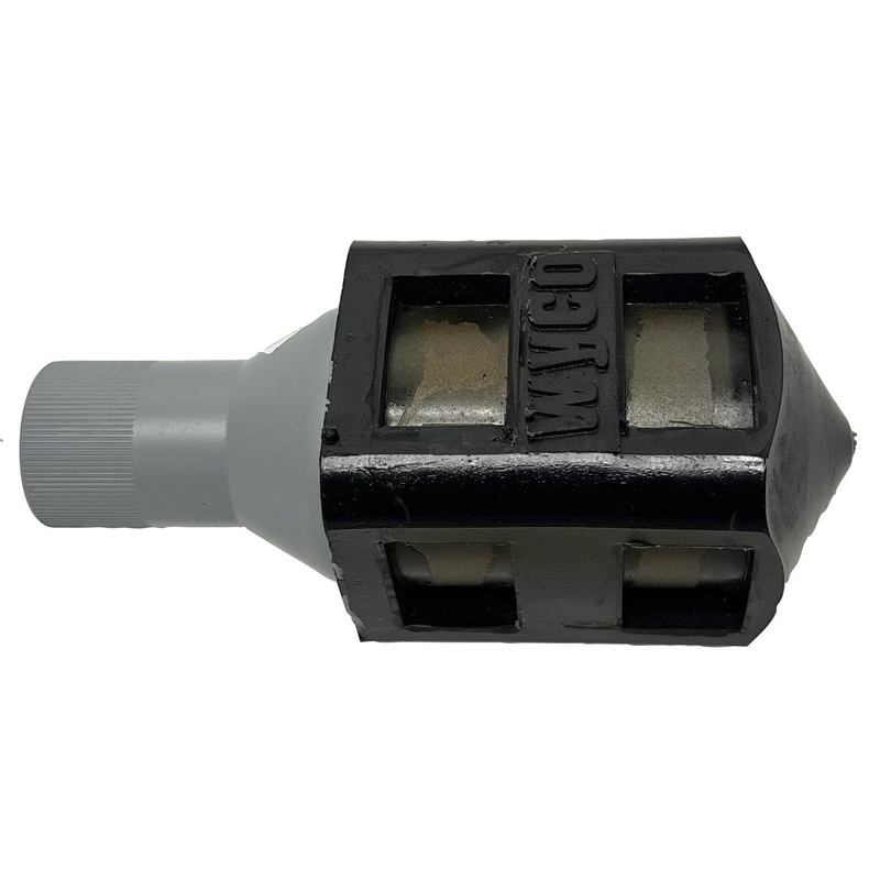 WYCO 2-1/2" Polyurethane Coated Round Vibrator Head