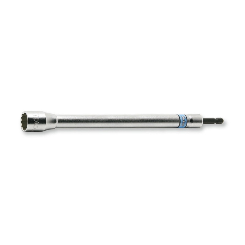 Ko-ken BD008E.165-17(12P) 1/4 Hex Dr. Long Socket 17mm 12 point 165mm