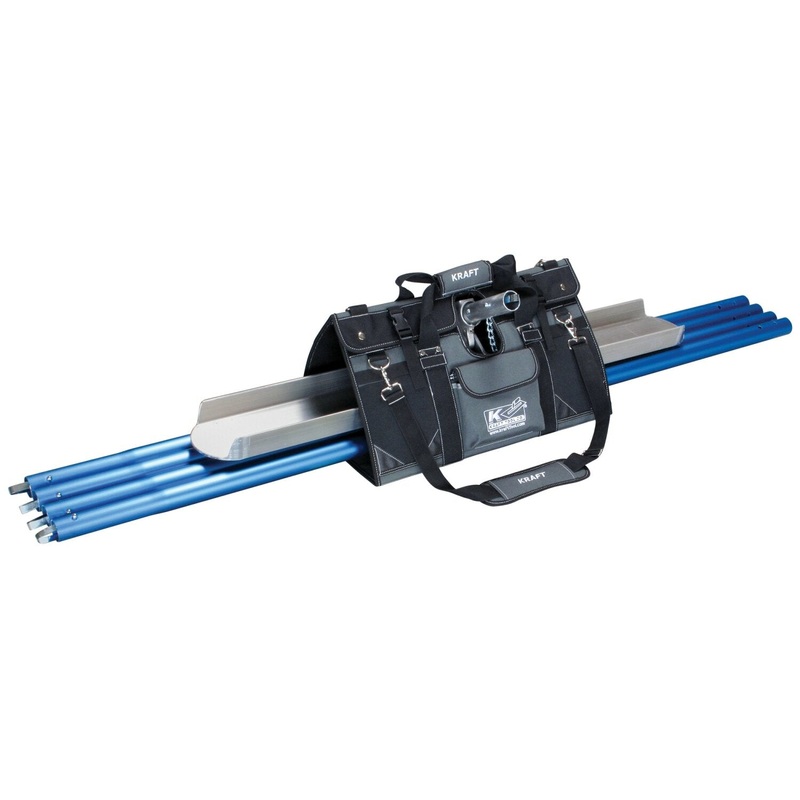 Kraft Tool CC1016 EZY-Tote Tool Carrier with 48" Channel Float, Knucklehead II Bracket, and (4) 6 Ft. 1-3/8" Button Handles