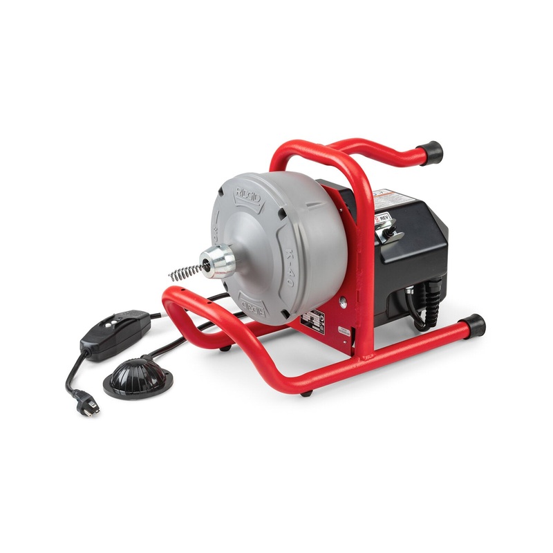 Ridgid 71702 Machine with: C-13IC, 5/16" x 35' (8 mm x 10.7 m) Cable with Inner Drum