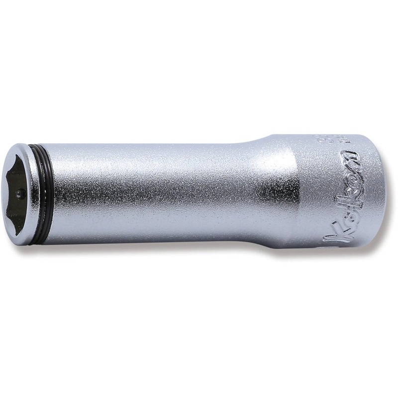 Ko-ken 3350M-19 3/8 Sq. Dr. Deep Nut Socket - 19mm