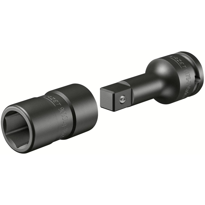 Hazet 900SLG-18X20/2 1/2 inch (12.5 mm) square  hollow Socket FORD wheel bolt  Outside hexagon traction profile