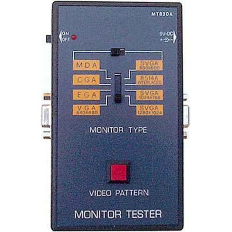 Computer Monitor Tester Model MT830A Checks Monitors With Out Computer