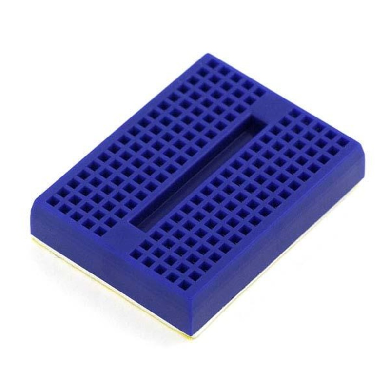 Mini Breadboard 170 Tie Points, Measures 1.8" x 1.4" (45.7mm x 35.6mm x 9.4mm), POM Plastic Material, RoHS Compliant