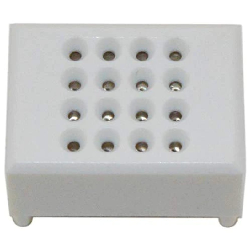 Quad Contact Point Block with 16 Tie Points .5" x .37"
