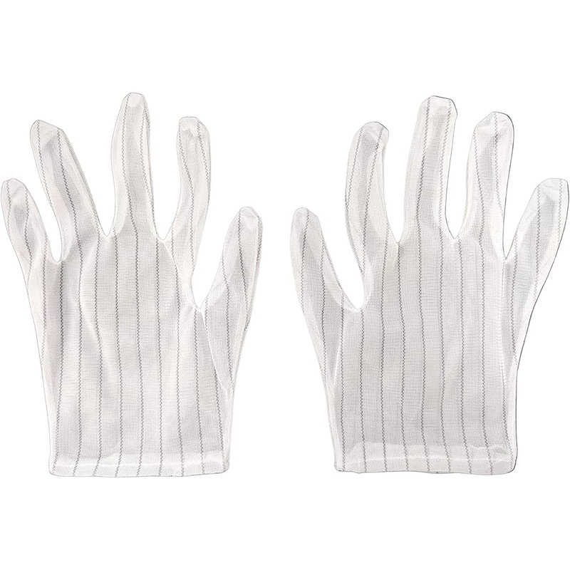Small Size ESD Anti-Static Gloves (Pair), Conductive Woven Polyester & Cotton