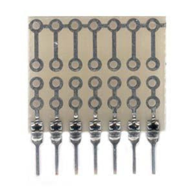 Uni-Sip Boards 2000 SERIES  7 -SIP Pins