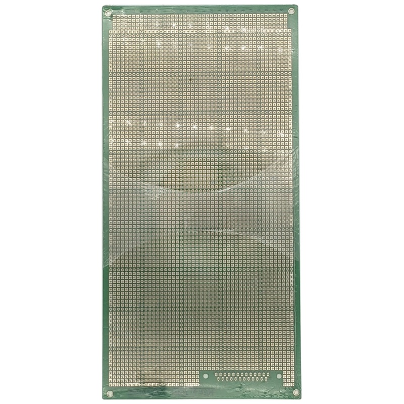10" x 5" Prototyping Board, Single Sided Pads, Four Separate Busses