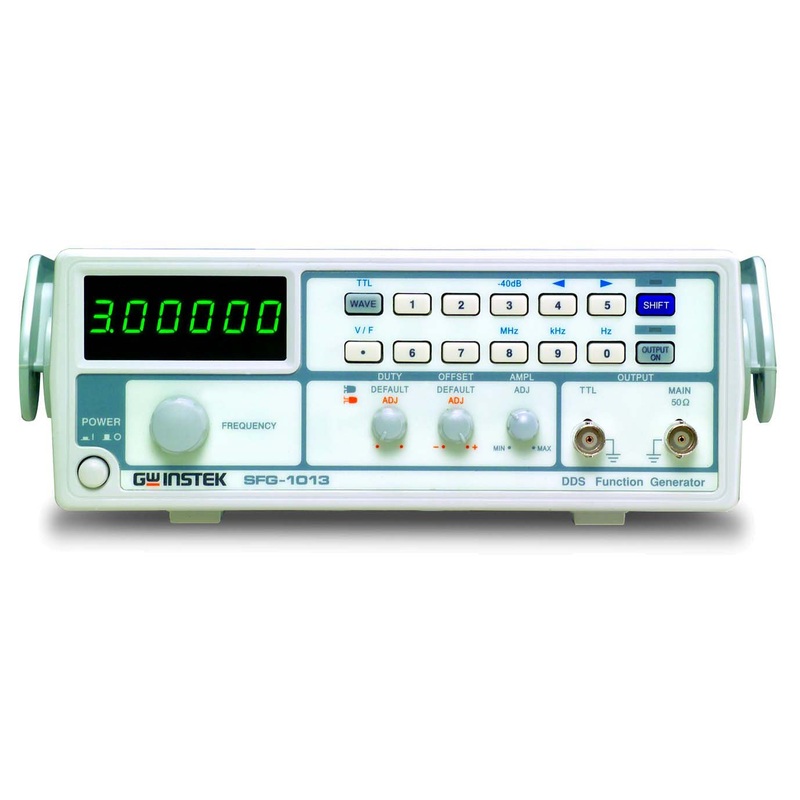 GW Instek 3 MHz Function/Sweep Generator DDS with Voltage Display - Model SFG1013