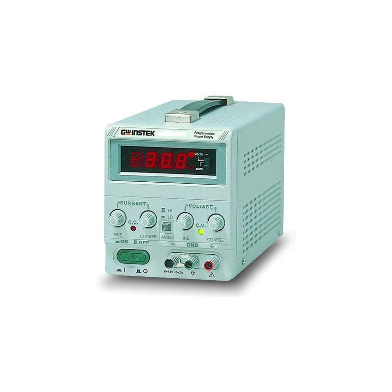 Instek DC Power Supply, 0-18V, 0-3A