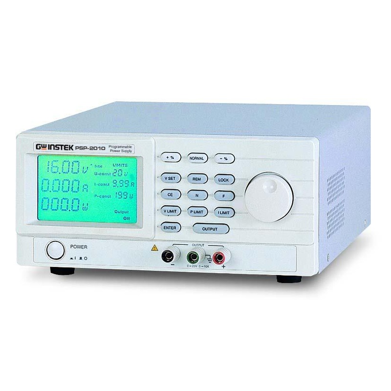 Instek Programmable Switching Power Supply, 0-20V, 0-10A
