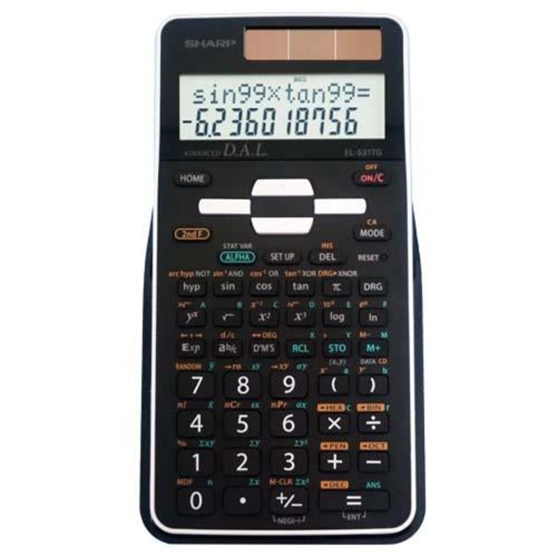 Sharp Scientific Calculator with 2 Line Display