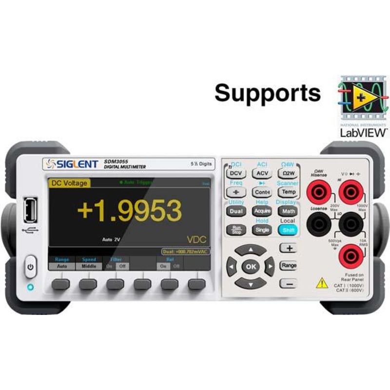 Siglent SDM3055 5 1/2 Benchtop Digital Multimeters with USB and LAN
