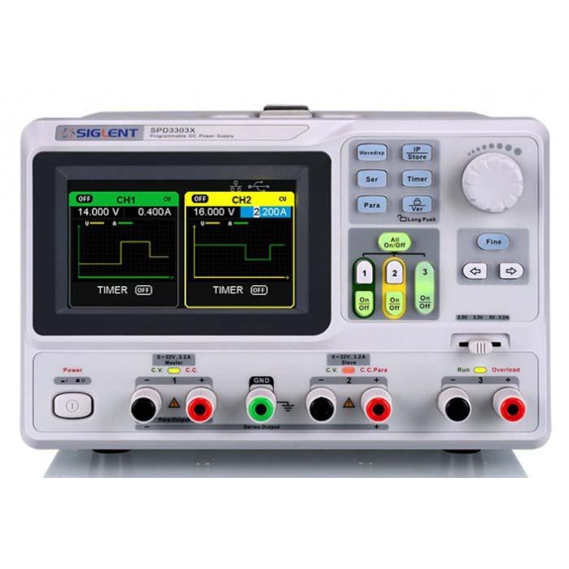 Siglent SPD3303X 1mV/1mA Triple Programmable DC Power Supply